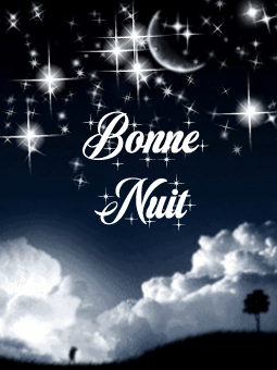 bonne nuit ciel de nuit